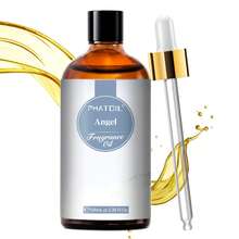 PHATOIL 1瓶100毫升/3.38液盎司香氛精油，适用于香薰机和加湿器，包含：白麝香、清新亚麻、泡泡糖、海风、帕尔马紫罗兰、黑兰花、橙花、婴儿爽身粉、日本玉兰、柑橘、咖啡、金银花、小苍兰、天使、Jador、甜烟草、龙血 - 彩色 - 查看 15