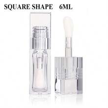 1/5支装全透明唇彩管空瓶可填充口红瓶带大号刷头白色丰唇瓶包装，价格实惠，适合作为圣诞礼物、化妆品、化妆工具、便宜货、礼品、女士礼品、圣诞礼物。 - 無色 - 查看 6