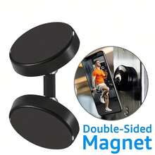 Dual-Sided Magnetic Phone Holder For Fitness, Firmly Attaches To Your Phone, 360° Rotation For Viewing In Any Position, Frees Up Your Hands, Includes Iron Plate Accessories For Better Effect Compatible With IPhone, Android Phone, Gift For Birthday, Family, Friends Phone Stand Phone Accessories - Multicolor - View 1