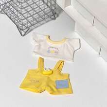 [Clothes Only] Creative New 20cm Celebrity Doll Cute Big Mouth Bib Pants, No Attributes, High-Quality In Stock, Also Suitable For Other 20cm Dolls - Multicolor - View 7