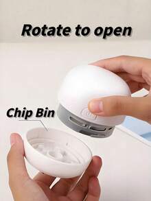 1 Mini Aspirador de Pó, Leve e Durável, Aspirador de Mesa, Ideal para Limpar Pequenas Partículas, Projetado para Teclado/Casa/Escola/Escritório - Multicolorido - Ver 5