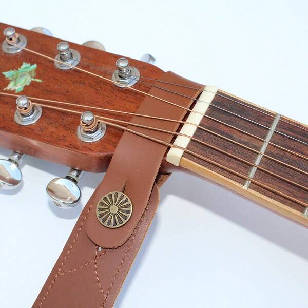 Guitar Neck Strap, Convenient Guitar Neck Strap Buckle, Can Replace Binding Rope For Quick And Easy Installation