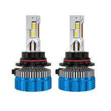 HYNBYZJ 2个装H7 H4 LED汽车大灯320W大功率CANBUS灯泡H9 H11 HB3 9005 HB4 9006 9012 9007 H13灯七孔铜管灯适用于汽车12V 24V - 白色 - 查看 15