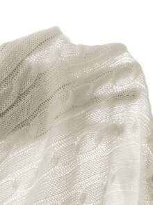 Women's Knitted Long Sleeve T-Shirt, Freeform Style, Fashionable & Minimalist, Suitable For Business, Casual, Commute, Elegant Vacation Wear, Warm, High-End, Versatile, Slimming, Victory Day, Cute, Retro Korean Style