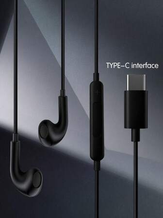 120CM Wholesale USB Type C In-Ear Wired Earphones Mobile Phone Headset With Microphone Music Earphones & Headphones A Wide Selection Of Styles