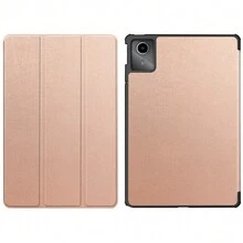 适用于 Tab P12 (12.7 英寸) 2023/ Idea Tab Pro 12.7 英寸 2025/ Tab M8 Gen 4 (8 英寸 MTK) / Tab M9/ Tab K11 Plus 11.45 英寸/ Tab P11 Gen 2 11.5 英寸的 PU 皮革硬质 PC 保护套 - 玫瑰金 - 查看 13