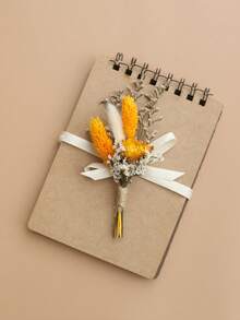 12 Pcs Mini Dried Flower Bouquet, Fall Decor Homeand And Room Decor , Bridesmaid Proposal Flower Girl Gift Box,Boho Wedding Table Centerpieces,Small Dry Pampas Grass For Vase Decor, Tiny Dried Flowers For Birthday Cake Decor