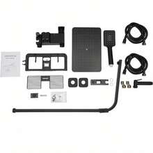 YUNRUX Wall-Mounted Shower System Shower Panel Shower Set Shower Faucet With Hand Shower Modern Luxury Shower System Startup Shower Shower Head Shower Panel Multifunctional Massage Shower Faucet With Adjustable Shower Armrest 70-115cm, Free Shipping - Multicolor - View 6