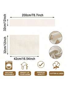 1 pieza/Set de 5 piezas Camino de mesa de Navidad con flor de Pascua, estilo moderno rústico, decoración perfecta para fiestas navideñas, decoración del hogar y cocina, para interiores y exteriores