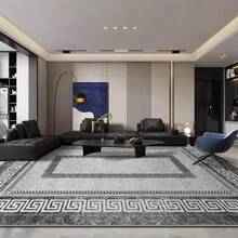 Luxury Velvet Area Rug 850g/Sqm, Bohemian Floral Print, Non-Slip Backing, Machine Washable, Polyester 100%, For Living Room, Bedroom, Indoor Spaces, Vintage Pattern, Ideal For High-Traffic Areas Christmas Decor Kitchen Rug - Multicolor - View 6