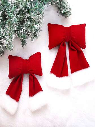 Christmas Bow Decorations. The Bow Can Enhance The Sense Of The Opening Ceremony, And Its "Knot" Symbol Has A Meaning That Aligns With The Theme Of Reunion.