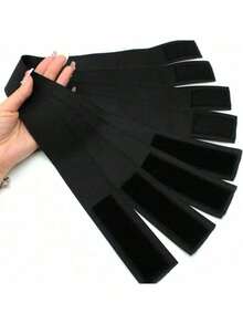 1/3/5/10 pezzi Fasce elastiche per parrucche con motivo a farfalla - Fasce regolabili per bordi di parrucche frontali in pizzo per donne, cinghie di fissaggio e di posa per parrucche in poliestere non tessuto per capelli normali