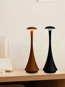 Lampă de birou LED cu senzor tactil reglabil în 3 culori, reîncărcabilă fără fir, potrivită pentru dormitor, noptieră, sufragerie, birou, creează ambianță, funcționează și ca lumină de noapte, cadou de ziua de naștere sau de sărbători - Multicolor - Vizualizare 9