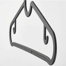 20/10 Pcs Non-Slip Ultra-Thin Plastic Hangers, Versatile Clothes Drying Racks For Clothing Stores, Stylish Black/White Design, Maximize Wardrobe Space, Sturdy Notched Hangers For Secure Storage, Durable Load-Bearing Capacity, Ideal For Laundry Rooms, Perfect For Adult Coats, Suits, Shirts, Dresses, Essential For Holiday Organization, Perfect Gift For Valentine's Day, Mother's Day, New Year, And Valentine's Day, Enhance Your Closet With Functional Elegance, Optimize Your Space With These Must-Have Hangers For Every Season. - Multicolor - View 3