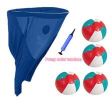 Granny Pants Yard Game, Oversized Granny Pants Outdoor Game With 4 Bouncy Balls And 1 Pump, Yard Party Family Reunion Games & Team Games For Adults