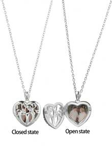 Customized Personalized European And American Cross-Border Color Photo Necklace, Mother's Day Gift, Valentine's Day Gift, Birthday Anniversary Gift, For Friends, Classmates, Graduation, , Family, High-End Gift, Southeast Asia,Jewellery For Ladies ,Boho Statement - Style 1 - View 16