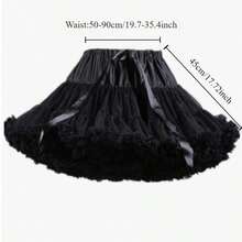 Fluffy Puffy Slip For Women Under Dress Layered Full Petticoat With Soft Tulle For Ballgown & A-Line Dresses Comfortable Waistband For All-Day Wear Fall Clothes For Women