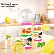 H4Cacle Kitchen Oil-Stained Agent Heavy-Duty Oil Cleaning Spray Ideal For Kitchen Range Hood, Smoke Machine, Stove Cleaning, Lemon Scented Degreaser, Grease Removal Spray - H493 - View 5