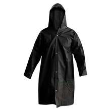Heavy Duty Raincoat Reinforced PVC Lined With Hood Protection Comfort - màu đen - Xem 6