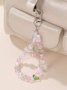 1pc Minimalist Colorful Sea Turtle, Starfish Shaped Tassel Keychain, Comes With Card, Suitable As For Best Friends, Couples, Bag Pendant Car Accessories Bag Charm School Cute Goth Y2k Christmas Gift Ideas Bag Lanyards With Id Holder Car Accessories Bag Charms - Multicolor - View 8