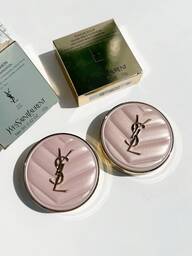 Yves Saint Laurent CUSHIONHIGH COVER MESH NATUREL. HAUTE COUVRANCE. HYDRATATION LONGUE TENUEHEALTHY GLOW. HIGH COVERAGE. LONG-LASTING HYDRATION SPF 23/ PA++B10 5g[MINI SIZE]