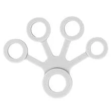 Fortalecedor de agarre de silicona, ejercitador de dedos, entrenador de fuerza de agarre, diseño suave, flexible y portátil para aliviar el dolor de artritis en la mano