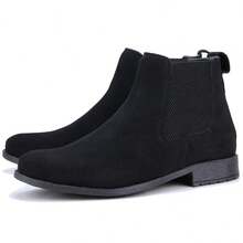Men's Chelsea Boot Country Leather Suede - Black - View 2