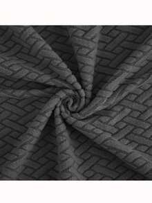 防水躺椅套 斜躺沙发套 提花叶子图案 1 件 - 深灰色 - 查看 4