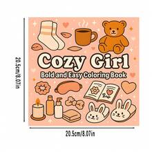 22 Trang Tô Màu Đơn Giản Nhưng Nổi Bật Dành Cho Bé Gái - Chủ Đề Ấm Cúng, Trà, Thẩm Mỹ Nhẹ nhàng và Những Khoảnh Khắc Thư Giãn, Sách Tô Màu Dành Cho Tuổi Thiếu Niên - Mảnh duy nhất - Xem 4