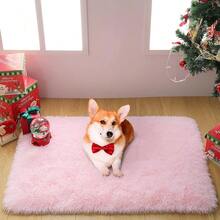 Soft Modern Indoor Shaggy Area Rug For Bedroom Livingroom Dorm Kids Room Home Decorative, Non-Slip Plush Fluffy Furry Fur Rugs Comfy Nursery Accent Floor Carpet 2x3 Feet, Pink - 粉色 - 查看 6