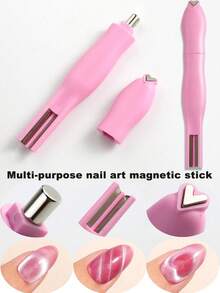 全新磁性指甲套装，具有强大的磁力 - 心形、蛇形图案、线条、法式尖头、闪光和宽亮效果设计 - 可拆卸猫眼磁铁，适用于家庭美甲沙龙 DIY、美甲用品、美甲工具、返校、美甲、按压式指甲、修甲和修脚工具。朋友礼物、女性礼物、万圣节用品、旅行用品、圣诞节用品