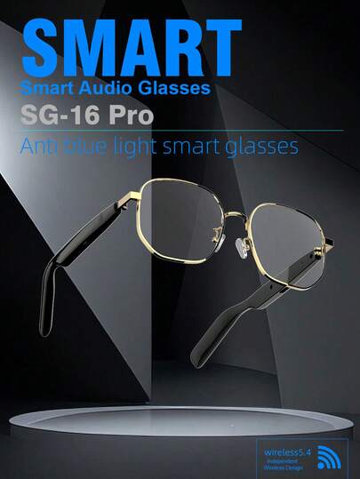 Wireless Bluetooth Sunglasses, Smart Sunglasses With Multi-Function Touch Control, Remote Shooting, Voice Control, Music, Games, Low Latency, Driving Navigation, 80mAh Large Capacity, Wireless Bluetooth Glasses, Compatible With IOS/Android, Bluetooth Connection Range 10-15m