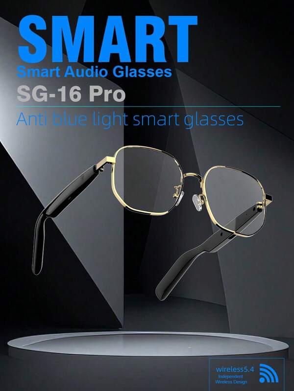 Wireless Bluetooth Sunglasses, Smart Sunglasses With Multi-Function Touch Control, Remote Shooting, Voice Control, Music, Games, Low Latency, Driving Navigation, 80mAh Large Capacity, Wireless Bluetooth Glasses, Compatible With IOS/Android, Bluetooth Connection Range 10-15m