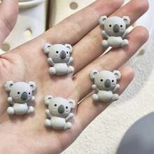 5/8/10pcs Cute Koala Shoe Charms, Cute Animal Design, ABS Material, DIY Shoe Charms Set (Sandals), Gift For Family And Friends - Multicolor - View 6