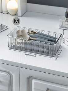 8pcs/7pcs/1pc/Set Transparent Makeup Organizer Drawer Box, Makeup Display Rack, Makeup Tool Storage Box, Drawer Desktop Organizer, Drawer Type Makeup Storage Box,New Year Home Decoration - Clear - View 6