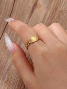18K镀金不锈钢邪眼可调节戒指，防褪色，适合派对、海滩、节日等场合的珠宝配饰，可作为送给女儿/母亲/闺蜜的礼物。 - 惡魔之眼 - 查看 3