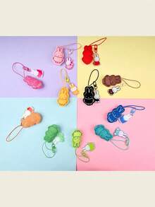 MIFFY 米菲迷你毛绒亚克力钥匙扣盲袋 2 件装 - 随机可爱兔子饰物，适用于背包、娃娃包 | 3.35 英寸官方授权