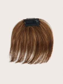 Air Bangs Hairpieces Hair Women Natural Black Light Brown Bangs Hair Clips For Extensions Fake Air Bangs Hair Clip-In Extension Fake Fringe Natural Halloween Day False Hairpiece For Women Clip In Bangs Human Hair Wispy Bangs Clip In Bangs For Women, Faux Bangs, Bangs Fringe With Temples Hairpieces For Daily Wear, Curved Bangs Women's Natural-Looking Clip-In Bangs With Sideburns – Hairpiece For Everyday Elegance