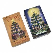 The Winter Warm Christmas Tarot Complete Set Contains 78 Standard Cards That Can Be Used For Collection - Multicolor - View 2