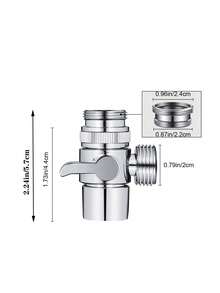3-Way Diverter Valve Faucet Connector Adapter Faucet Extender Distributor Valve Distributor