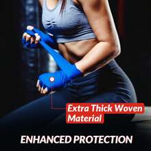 DEFY Professional 180 Inch Hand Wraps Boxing Muay Thai Elastic Bandages Men & Women -Pair - White - View 10