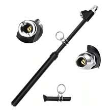 Manómetro Carter Air de 150 psi para neumáticos de autos y camiones. Diseño de doble punta, apto para la mayoría de los neumáticos, muy práctico. Diseño de asa para colgar, fácil de llevar y guardar. El manómetro de servicio automático no requiere pilas. - Negro - Ver 1