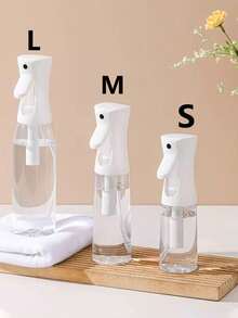 1pc 500ML/300ML Spray Bottle, Refillable Mist Bottle, Face Mist Bottle, Pump Bottle, Spray Bottle, Makeup Mist, Refillable Hydrating Bottle, Cleaning Plastic Bottle, Sprayer, Travel - White - View 3