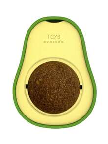 Interactive Avocado Cat Toy With Catnip Ball - 綠色 - 查看 1
