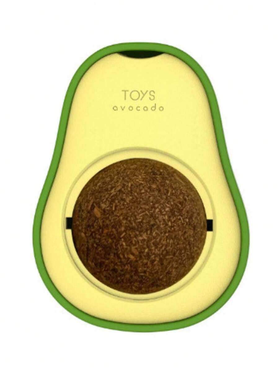 Interactive Avocado Cat Toy With Catnip Ball - 綠色 - 查看 1