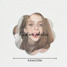 1pc Personalized Simple And Fashionable Refrigerator Magnet, Upload Photo, Customize Text As Gift For Friends, Family, Lover, Commemorative Gift, Holiday Gift, Surprise Gift, Valentine's Day Gift, Mother's Day Gift, Father's Day Gift