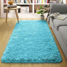 Modern Soft Fluffy Small Shaggy Rug For Bedroom Livingroom Dorm Kids Room Indoor Home Decorative, Non-Slip Plush Furry Fur Area Rugs Comfy Nursery Accent Floor Carpet 2x3 Feet, Teal - 藍綠色 - 查看 7