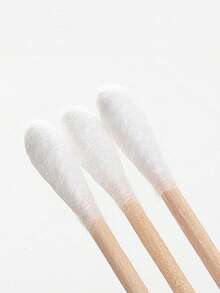 1800/1500/1000/500/300/100pcs High Quality Double-Headed Cleaning Swabs, Beauty Salon Buds, Cosmetic Wooden Cleaning Swabs, Beauty And Personal Care Tips, Round Disposable Ear Cleaning Swabs For Home Use, Suitable For Ear And Nose Cleaning, Multipurpose Beauty And Cleaning Tool, High Quality Beauty Tool