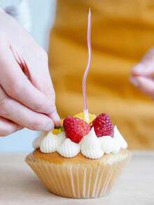 6/18/36 件金色/银色/玫瑰金/多色螺旋蜡烛，高品质生日派对蛋糕装饰蜡烛，适用于生日、派对、婚礼、节日、生日蜡烛、生日装饰、生日快乐、蛋糕蜡烛、房间装饰礼物、圣诞节、毕业礼物 - 彩色 - 查看 7