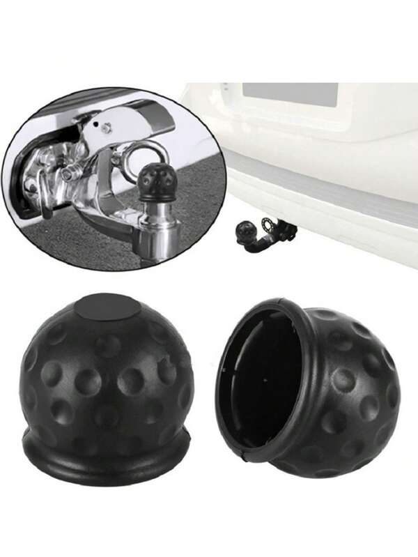 1pc Metal Ball Head Protective Cover PVC Ball Cover Trailer Ball Head Protection Soft Ball Cover